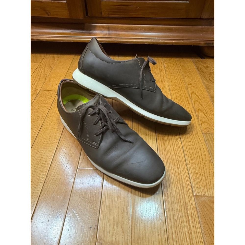 Florsheim Mens Leather Comfortech‎ Ortholite Brown Lace Up Dress Shoes Size 9.5M